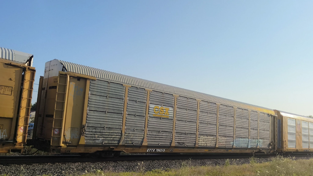 CSX T8715 (Body) ETTX 700213 (Flat)